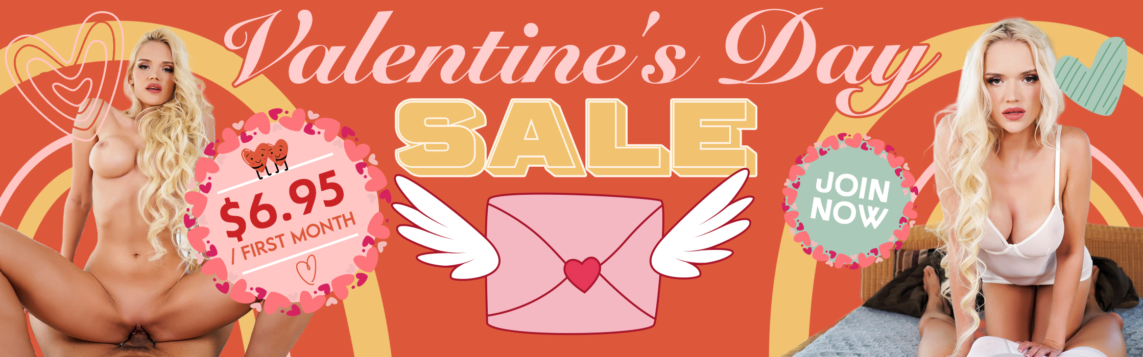 VALENTINES DAY Sale on SexBabesVR